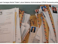 Alasan Kenapa Anda Tidak Lulus Seleksi Administrasi CPNS Kemenkumham