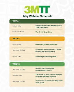 3MTT programme Released May Webinar Schedule