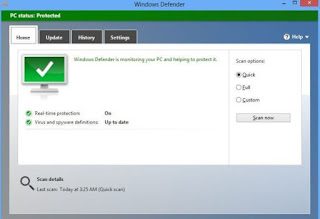  Windows Defender di windows 8