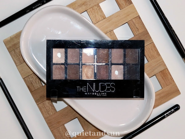 Maybelline, The Nudes - moja ulubiona "nudna" paleta cieni do powiek