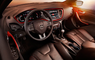 2013 Dodge Dart Limited - Upgraded Interior w/Sport Red Accents, Nappa Leather Seats and Contrasting Red French Stitching