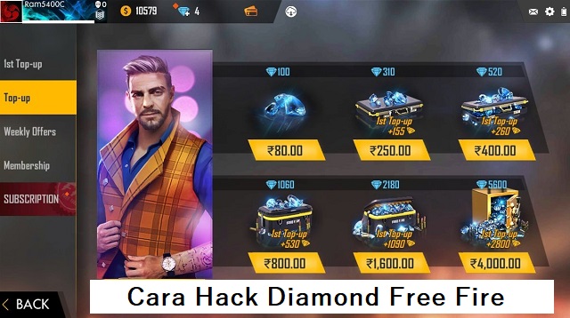 Cara Hack Diamond Free Fire