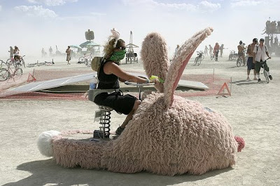 Pink Bunny Slipper Motorized Mutant Vehicle