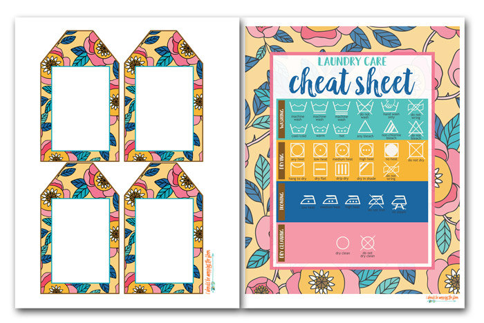 Laundry Symbols Cheat Sheet