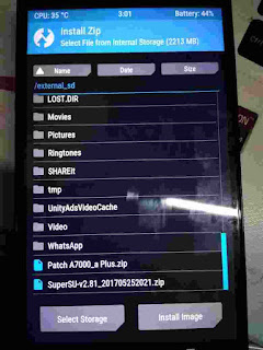 cara root dan install twrp lenovo a7000 plus marsmallow