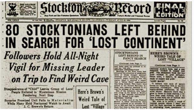 Stockton Record News - газетная статья, 1934