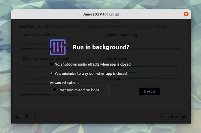 JamesDSP onboarding Linux