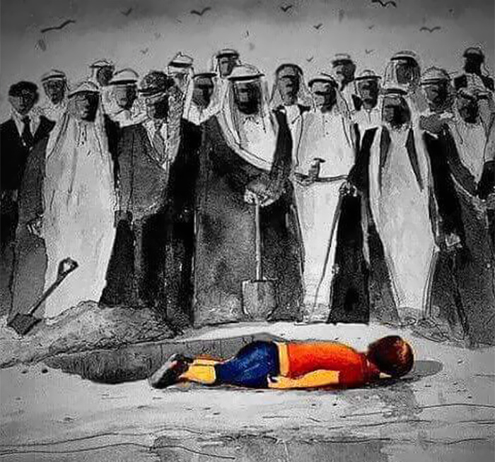 Artists Around The World Respond To Tragic Death Of 3-Year-Old Syrian Refugee - The Leaders Watching