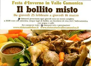 Il Bollito Misto dal 25 febbraio al 16 marzo Valle Camonica (BS) 