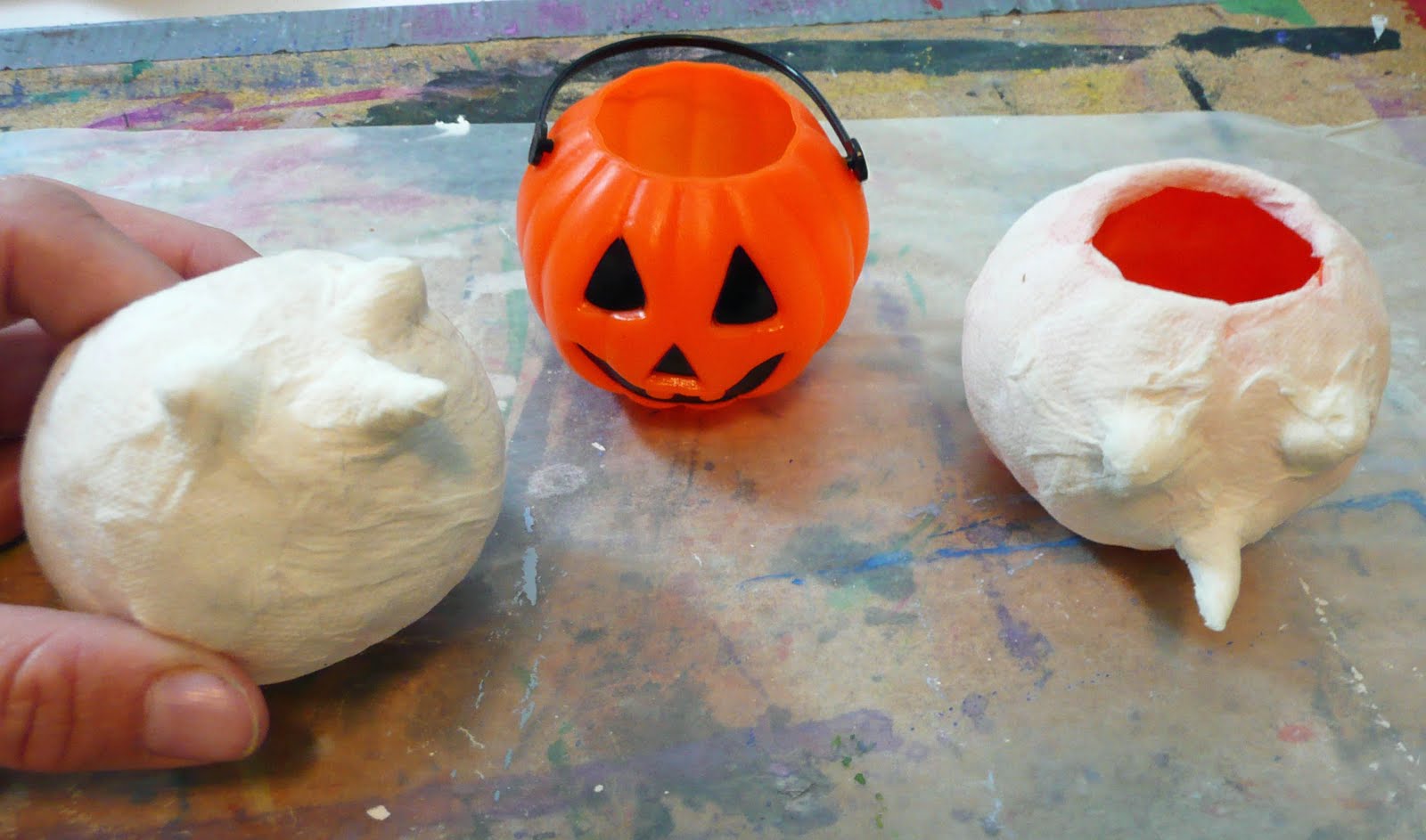 What to do with Cheap Plastic Pumpkins