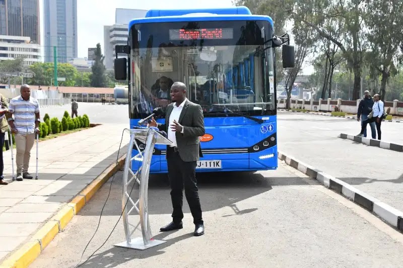 Kenya's electric powered bus