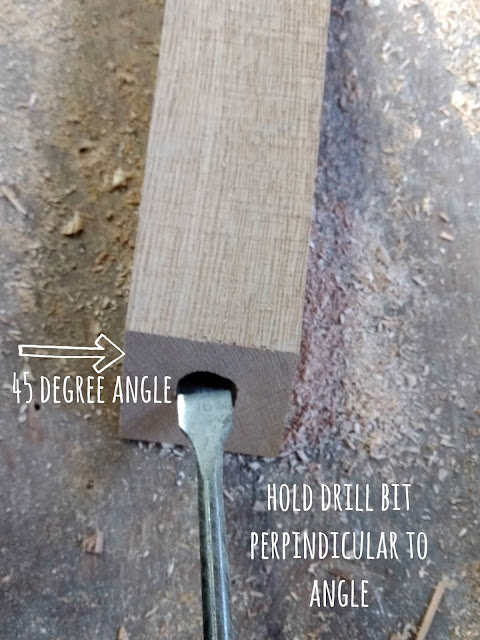 make a jig to drill holes at an angle
