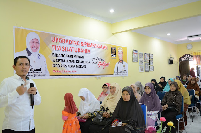 Gelar Upgrading, Kader Perempuan PKS Kota Medan Harus Siap Menjadi Pelopor Bagi Rakyat