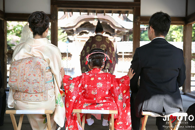 池田市の伊居太神社の七五三出張撮影