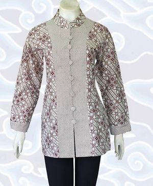 15 Model Baju Batik Formal Wanita Modern  Terbaru 2019 