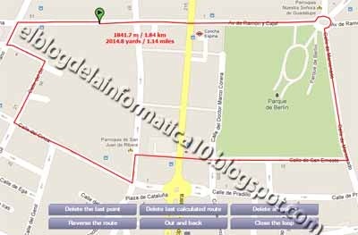 Calcular distancias running, cycling, walking …