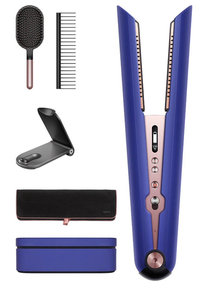 Dyson Corrale straightener Vinca Blue & Rosé Colour Edition