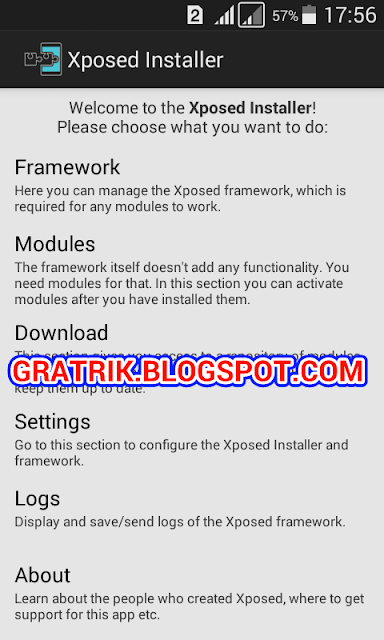 xposed installer tap framework