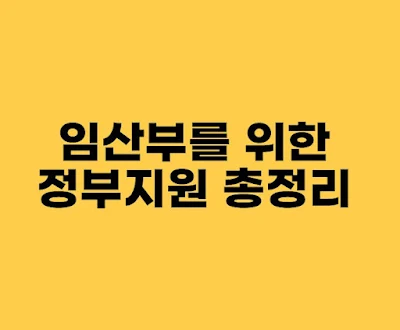 임산부 지원 정부정책 썸네일 이미지