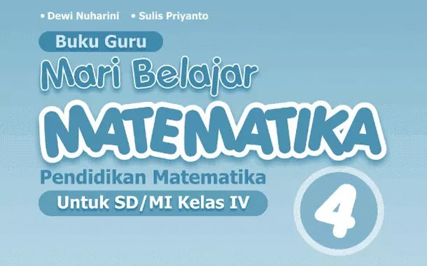 Buku Guru Matematika Kelas 4 Sd Mi Kurikulum 2013 Berkas Edukasi
