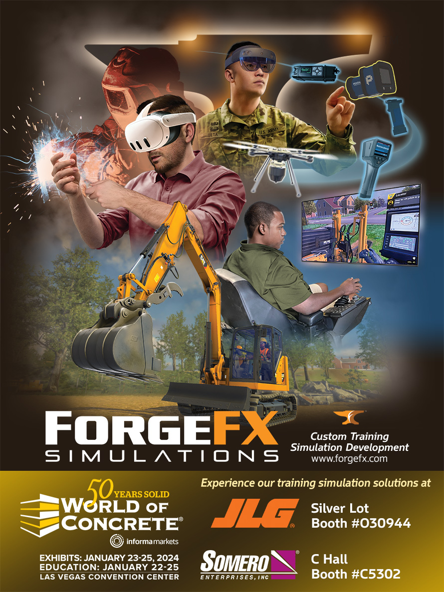 ForgeFX Simulations at World of Concrete 2024