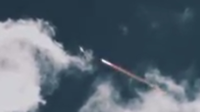 Here's the extraordinary video that shows us a UFO actually hitting a SpaceX Rocket during mid flight and knocks it out of the sky.