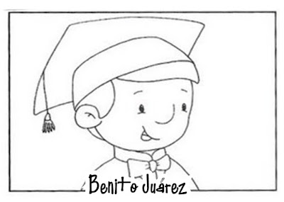  Dibujos para colorear de Benito Juárez abogado 