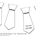 9 printable tie templates doc pdf free premium templates - tie template the best ideas for kids
