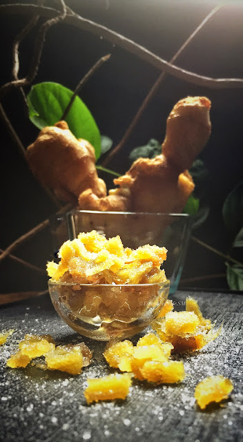 HOW TO MAKE CANDIED GINGER