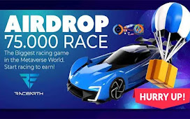 RacEarth Airdrop of 75K $RACE token Free