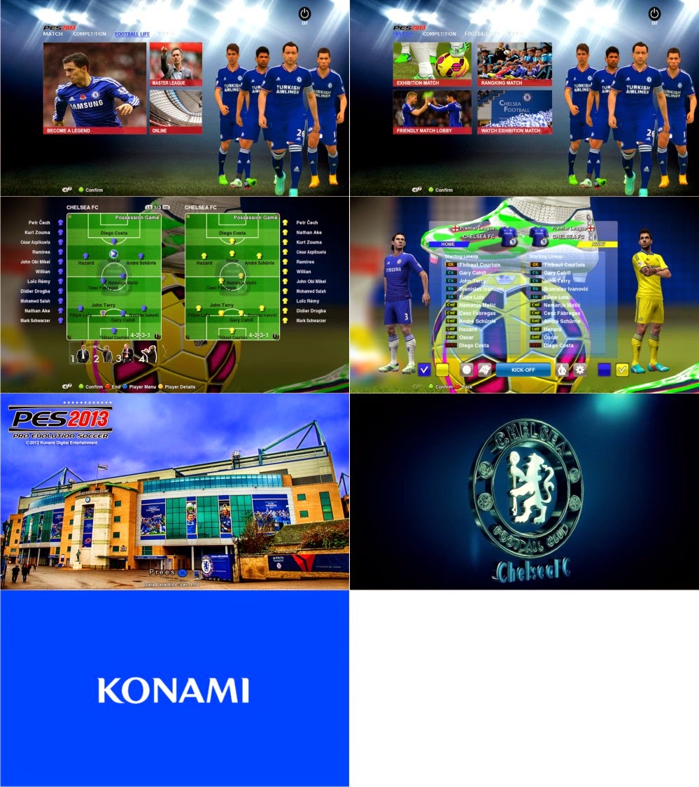 Grapich Menu Pes 15 Chelsea