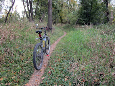 Mountain Bike on trail