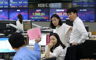 South Korean stocks higher