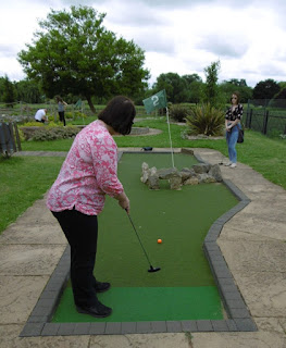 Adventure Golf course in St Nicholas Park, Warwick