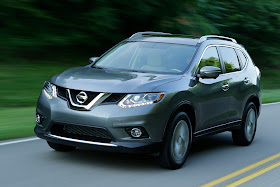 2015 Nissan Rogue front 3/4 view