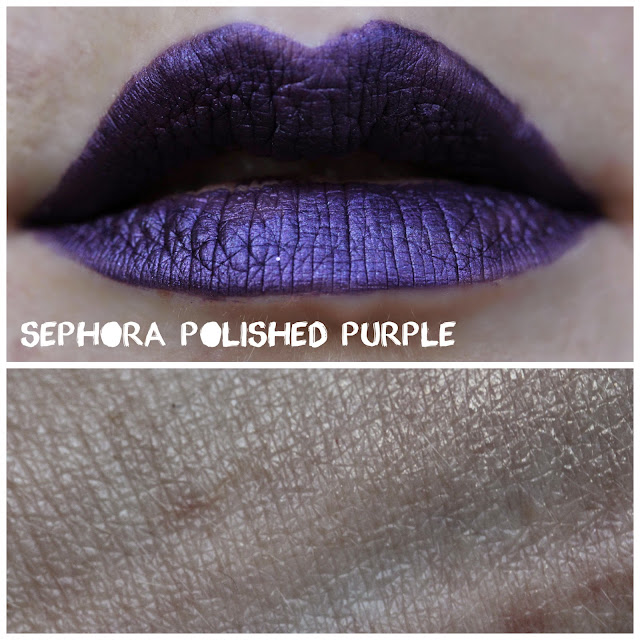 Sephora Cream Lip Stain in 15 Polished Purple