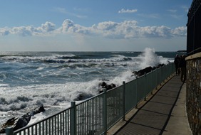 Cliff Walk in Newport, Rhode Island