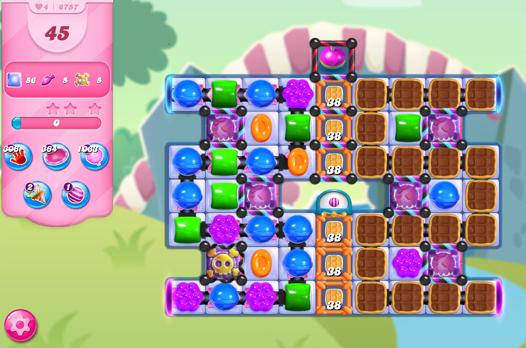 Candy Crush Saga level 8757