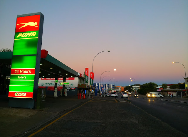 Windhoek sunset views in Namibia - January 2016