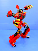 Kai Rotormech: alternate design for Ninjago Kai Fire Mech & Creator Red .