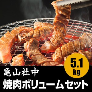 炭火焼肉 亀山社中 焼肉・BBQボリュームセット 5.1kg