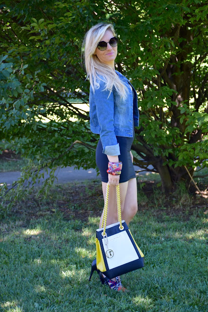 outfit giubbino jeans come abbinare il gubbino jeans abbinamenti giubbino jeans denim jacket how to wear denim jacket how to combine denim jacket denim jacket outfit mariafelicia magno fashion blogger colorblock by felym outfit luglio 2016 outfit estivi summer outfits july outfits fashion blogger italiane fashion bloggers italy