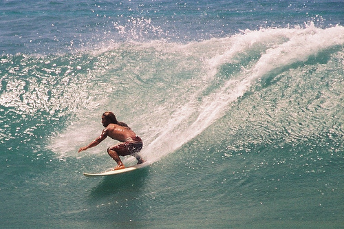 Beach Surfing Style