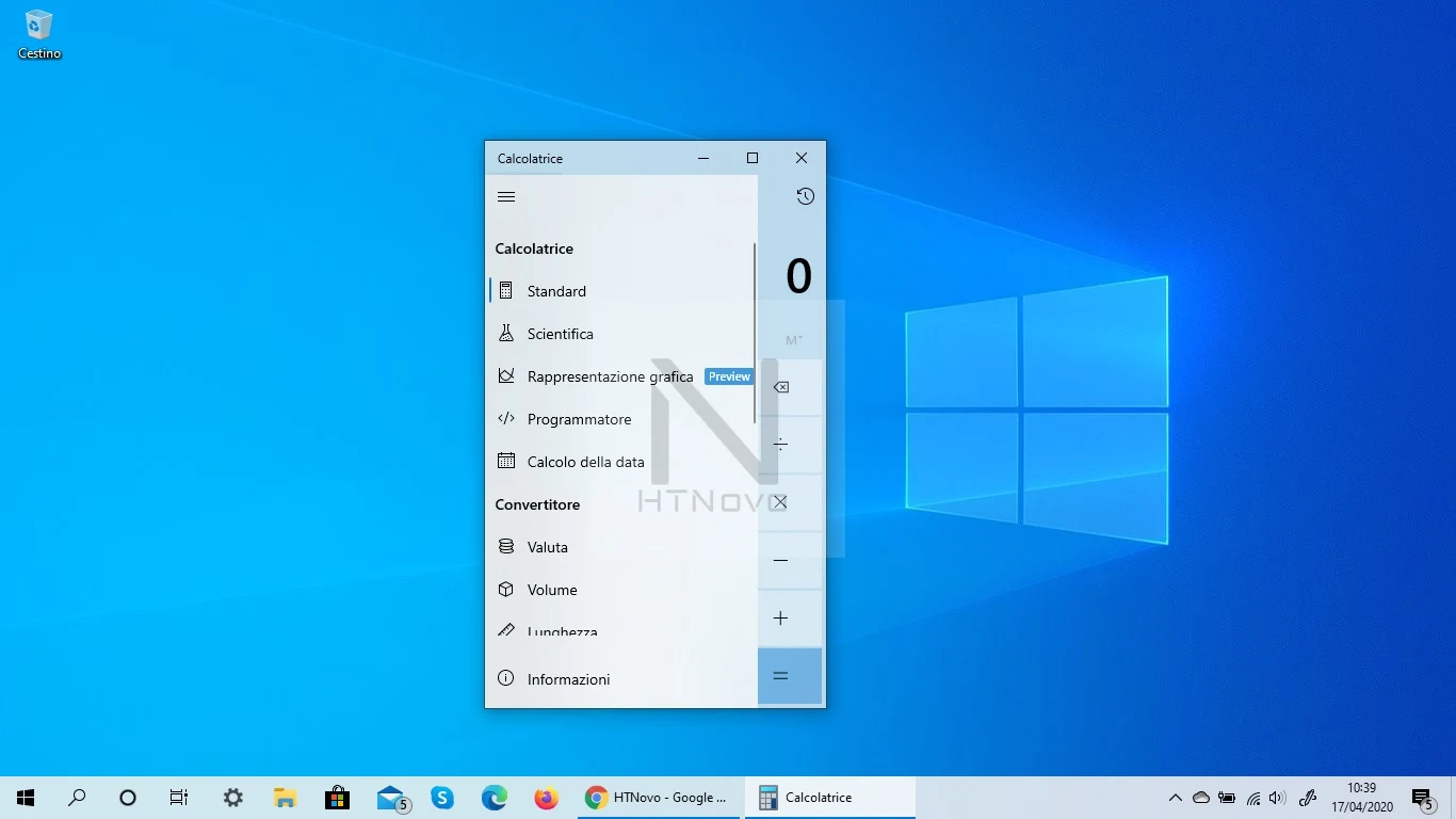 Calcolatrice Windows si aggiorna con modalità grafica per tutti in Windows 10