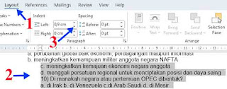 How to set Indents in paragraphs in ms word 2021?