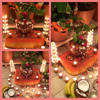 Tulsi rangoli patterns for Diwali Festival 