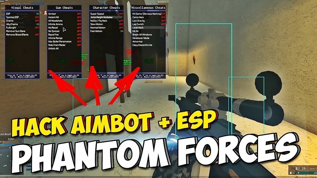 Roblox Phantom Forces Aimbot Hack - roblox lag switch script pastebin 2021