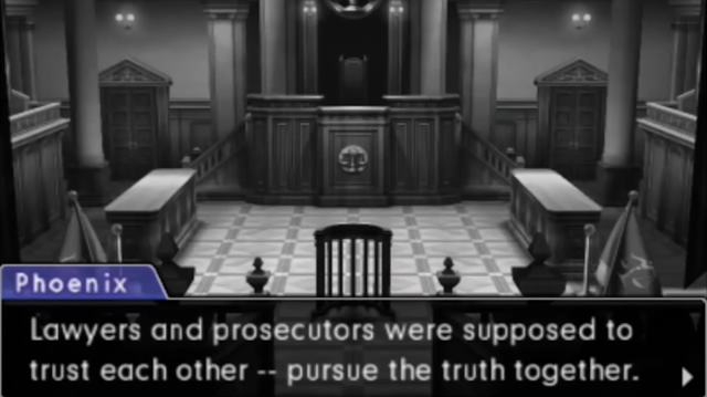 Phoenix Wright Ace Attorney Dual Destinies lawyers prosecutors trust each other pursue truth together