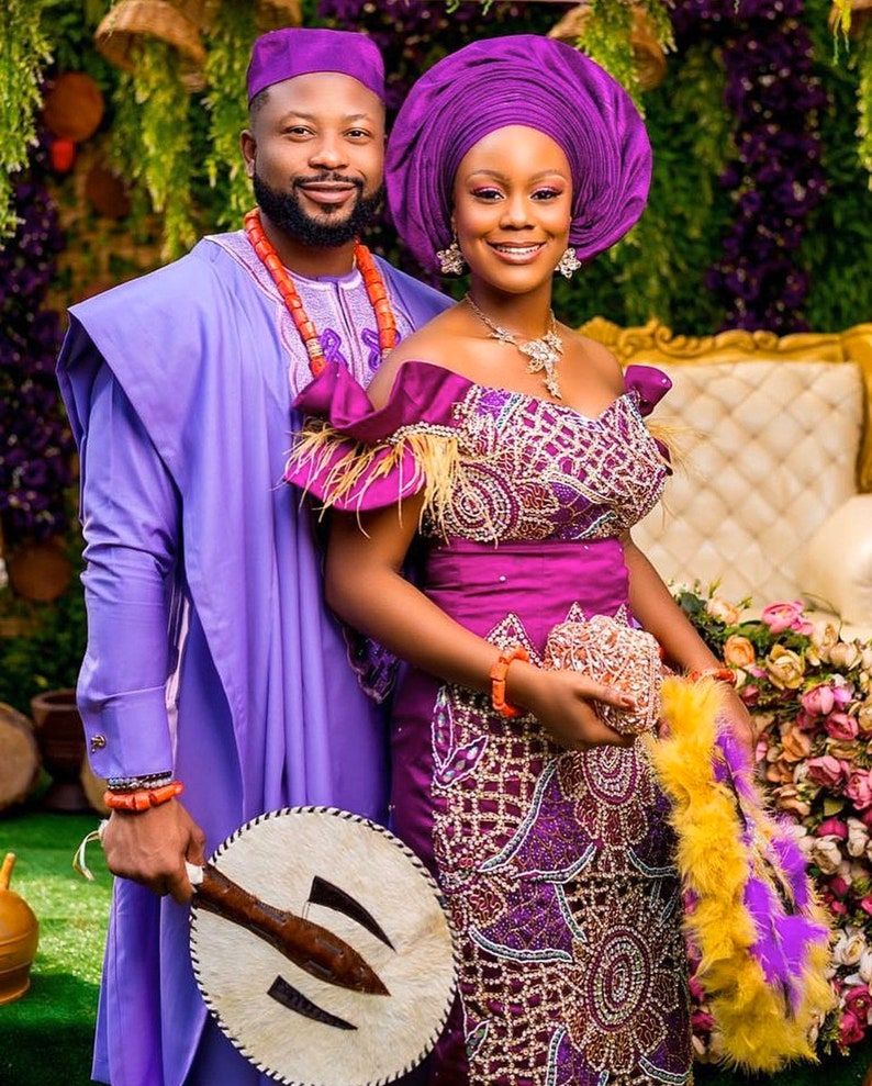 Nigerian traditional wedding igbo couple