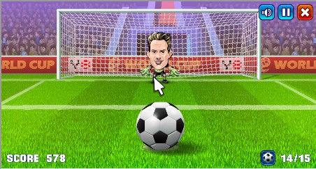 MINIJUEGO: Y8 Penalty Shootout 2018